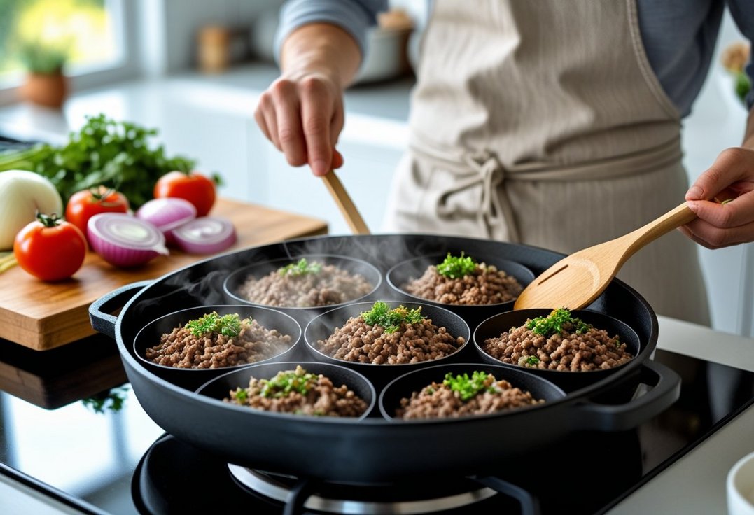 Sådan laver du den perfekte millionbøf i en æbleskivepande